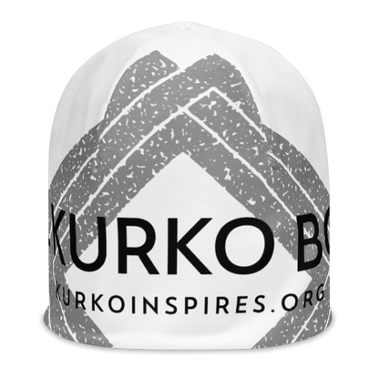 Issues All-Over Print Beanie by Paul Kurko