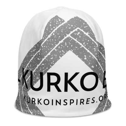 Issues All-Over Print Beanie by Paul Kurko